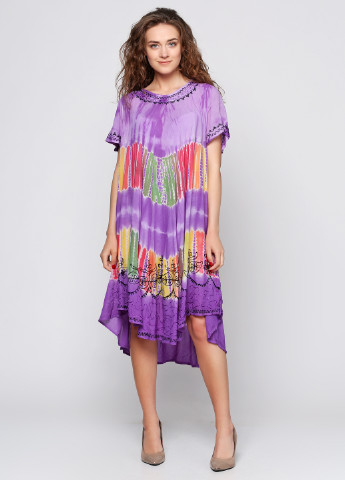 Фиолетовое кэжуал платье JULIA