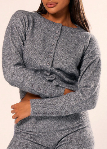 Серый демисезонный кардиган SHEIN