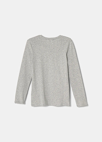 Серый демисезонный кэжуал лонгслив United Colors of Benetton меланж