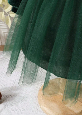 Темно-зелёное платье SHEIN (308793589)