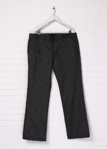 Грифельно-серые кэжуал демисезонные прямые брюки Karl Lagerfeld