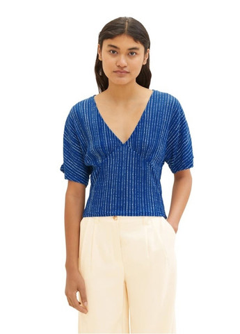 Синяя блуза Tom Tailor