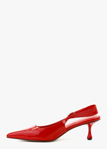 Le'BERDES Туфлі слінгбекі червоний з натуральна шкіра, україна — літо (322646207)