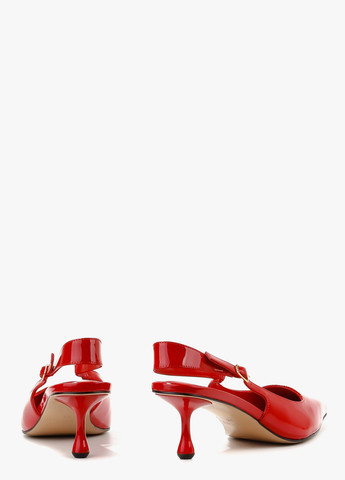 Le'BERDES Туфлі слінгбекі червоний з натуральна шкіра, україна — літо (322646207)