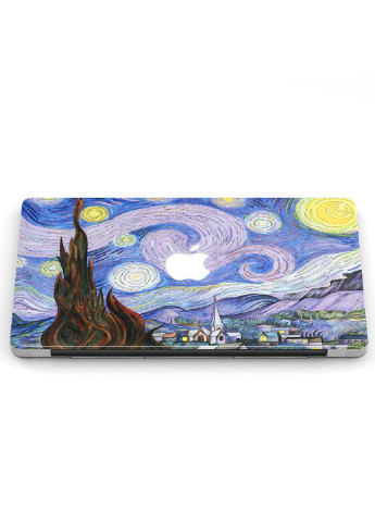 Чохол пластиковий для Apple MacBook Pro 13 A1706/A1708/A1989/A2159/A1988 Vincent Van Gogh Starry Night (9648-2326) MobiPrint (218987409)