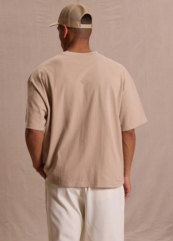 Бежевая футболка SHEIN