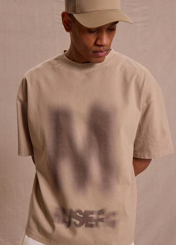 Бежевая футболка SHEIN