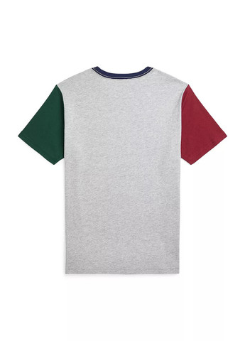 Серая летняя футболка Ralph Lauren