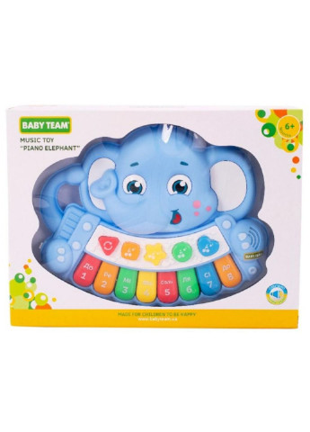 Розвиваюча іграшка Піаніно музичне Слонік (8630) Baby Team (254066570)
