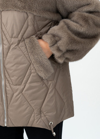 Кавова демісезонна куртка A'll Posa