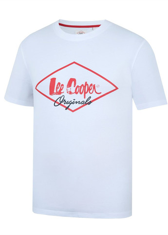 Біла футболка Lee Cooper