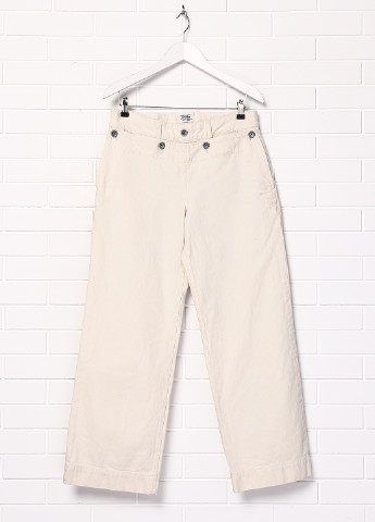 Молочные джинсовые демисезонные брюки Ralph Lauren