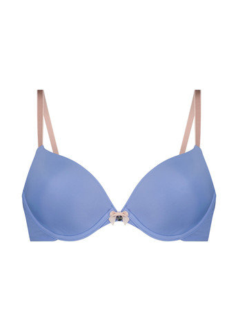 Світло-блакитний балконет бюстгальтер Hunkemoller з кісточками поліамід