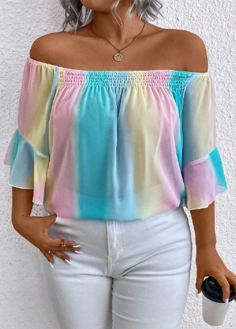 Комбінована блуза SHEIN