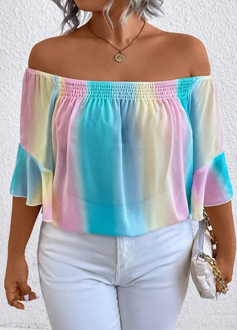 Комбінована блуза SHEIN
