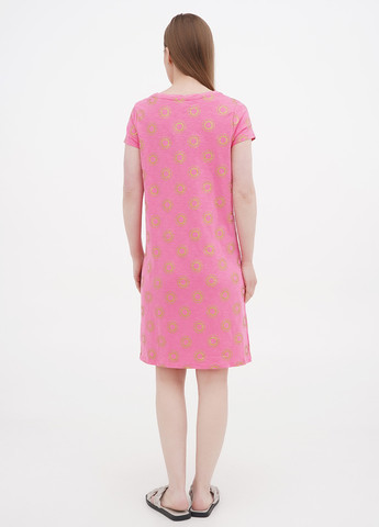 Рожева кежуал сукня сукня-футболка Boden з малюнком