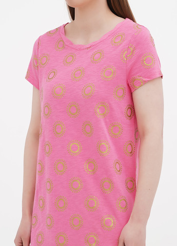 Рожева кежуал сукня сукня-футболка Boden з малюнком