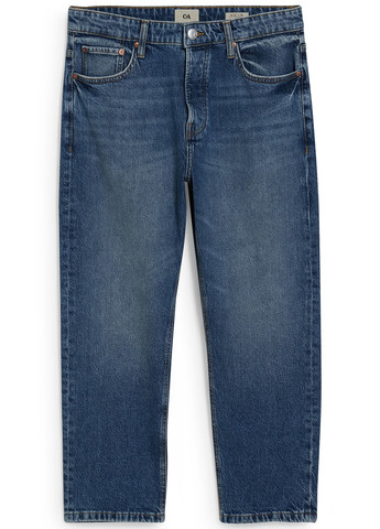 Синие демисезонные зауженные джинсы C&A