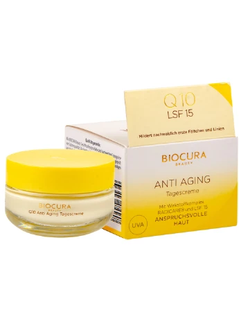 Biocura Крем Q10 для лица антивозрастной ANTI AGING SPF15 50 мл — Крем, Германия (240352879)