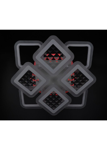 Люстра потолочная LED с пультом A2723/4+4S-RGB-wh-d Белый 11х54х62 см. Sunnysky (253527914)