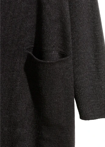 Черный демисезонный кардиган H&M