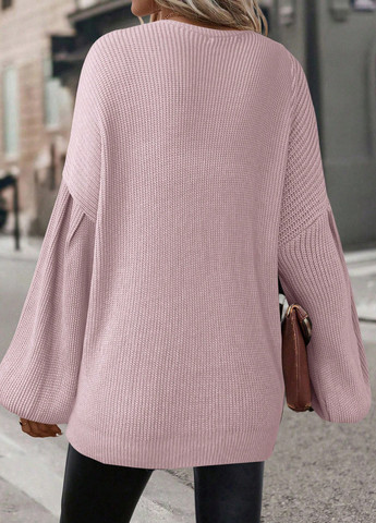 Світло-рожевий демісезонний джемпер джемпер SHEIN