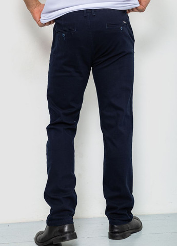 Темно-синие кэжуал демисезонные зауженные брюки Ager