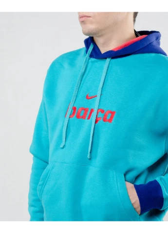 Толстовка FCB M NSW CLUB HOODIE PO BB Nike (253946702)