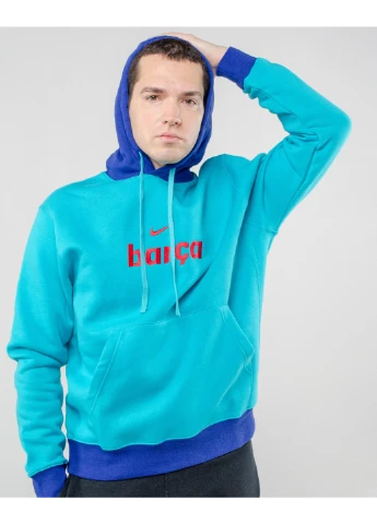 Толстовка FCB M NSW CLUB HOODIE PO BB Nike (253946702)