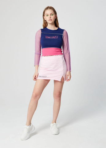 Розовая кэжуал однотонная юбка Jennyfer карандаш