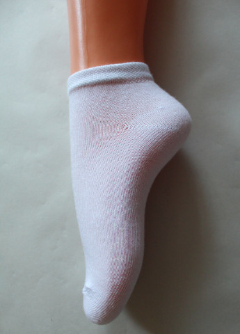 NTF Шкарпетки дит. (короткі), bianco, р.14 Siela KS1C-cl однотонні білі повсякденні