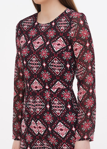 Комбінезон H&M комбинезон-шорты геометрический бордовый кэжуал полиэстер, шифон
