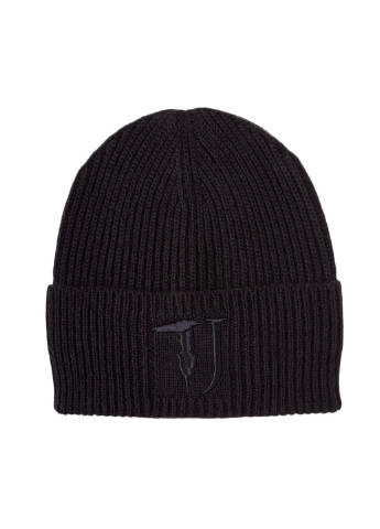 Черный зимний комплект ( шапка/шарф/рукавички ) Trussardi Jeans