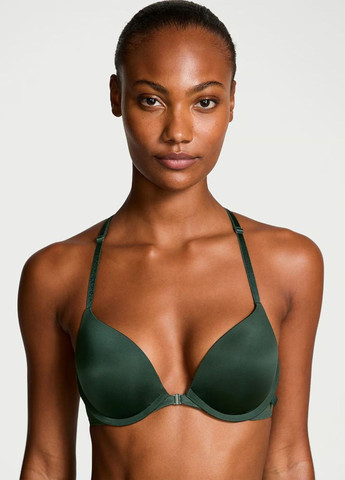 Темно-зеленый демисезонный комплект (бюстгальтер, трусики) Victoria's Secret