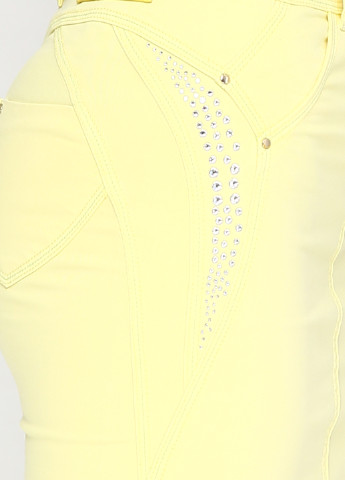 Желтая кэжуал юбка Sassofono