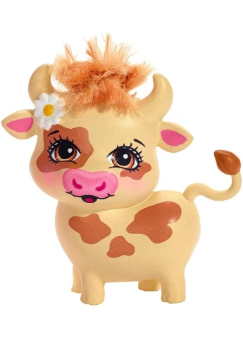 Кукла Enchantimals Cailey Cow Doll, and Curdle Коровка Кейли и Кардла (FXM77) Mattel (255665533)