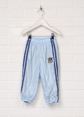 Голубые спортивные демисезонные брюки Bebessi