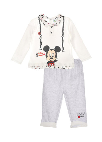 Серый демисезонный комплект (кофта, брюки) Disney