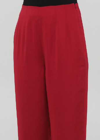 Красные кэжуал демисезонные палаццо брюки The J. Peterman Company