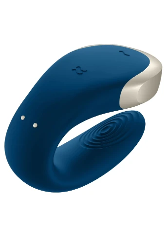 Смарт-вибратор для пар Double Love (Blue) Satisfyer (256537734)