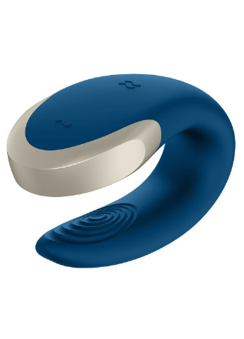 Смарт-вибратор для пар Double Love (Blue) Satisfyer (256537734)