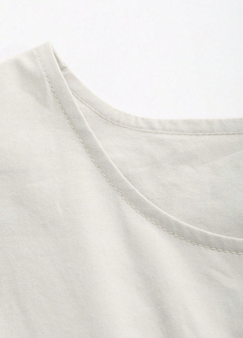 Сіро-бежева кежуал сукня оверсайз SHEIN однотонна