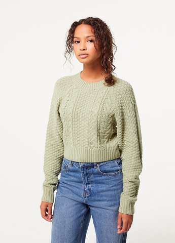 Світло-зелений демісезонний джемпер джемпер Jennyfer