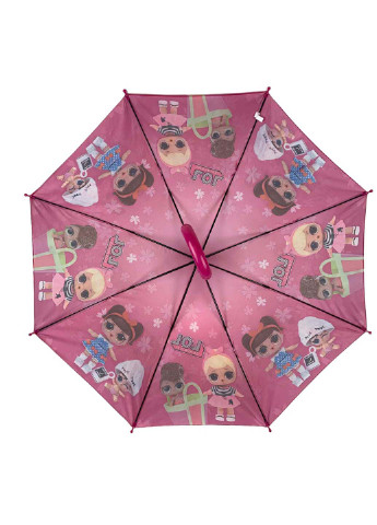 Детский зонт-трость полуавтомат Flagman трость розовый