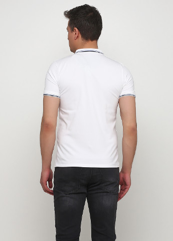 Белая футболка-поло для мужчин Rey Polo однотонная
