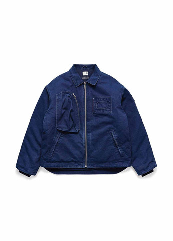 Синя демісезонна куртка H&M