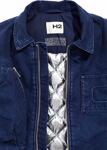Синя демісезонна куртка H&M