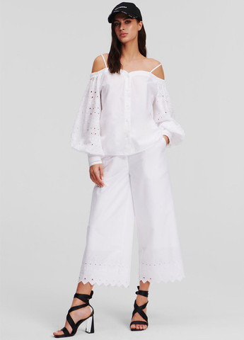 Белая блуза Karl Lagerfeld