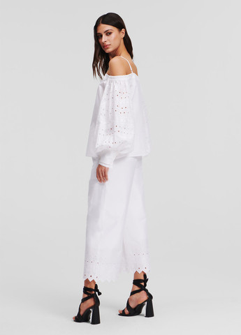 Белая блуза Karl Lagerfeld