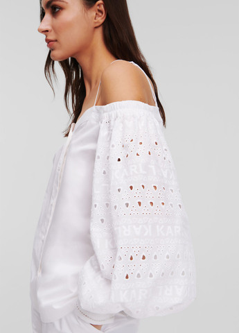 Белая блуза Karl Lagerfeld